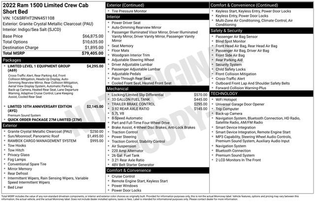 2022 RAM 1500 Limited