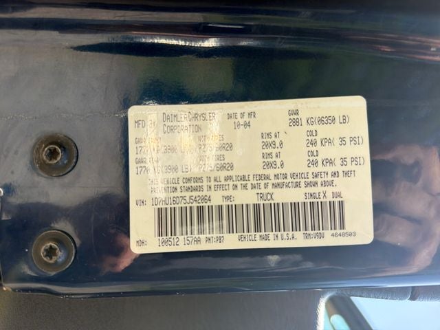 2005 Dodge Ram 1500 SLT