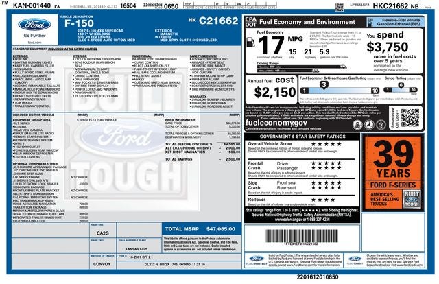 2017 Ford F-150 XLT