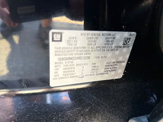 2017 Chevrolet Tahoe LT Z71