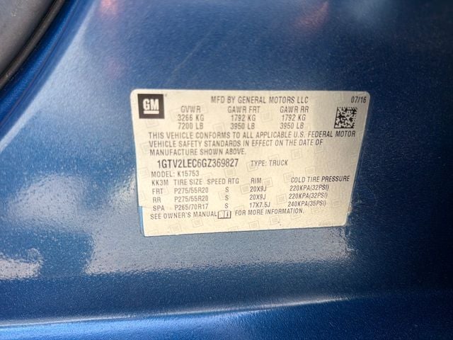 2016 GMC Sierra 1500 Base Elevation