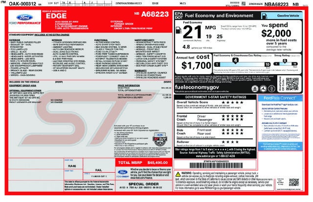2022 Ford Edge ST