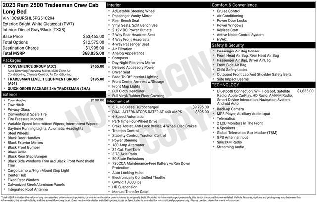 2023 RAM 2500 Tradesman