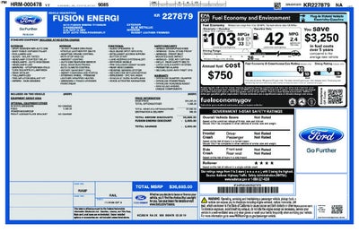 2019 Ford Fusion Energi Titanium