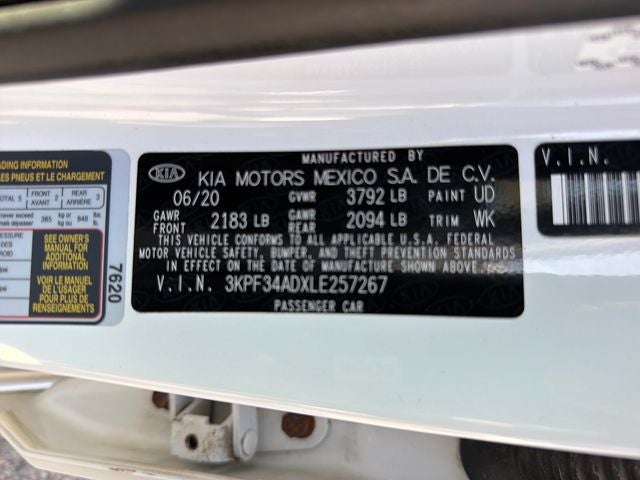 2020 Kia Forte GT-Line