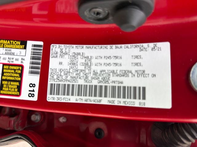 2021 Toyota Tacoma SR5 V6