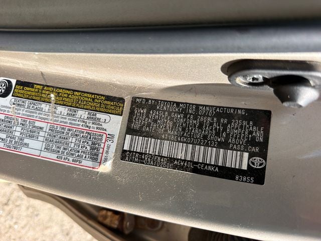 2007 Toyota Camry Base CE