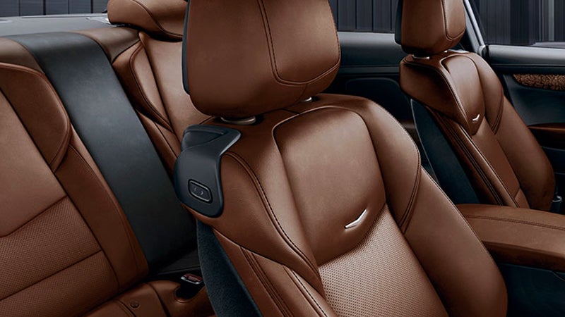 Interior view of Cadillac ATS