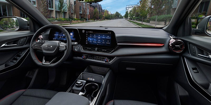Interior view of Chevrolet Equinox