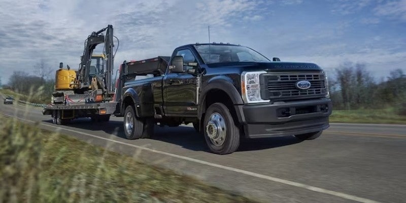 Ford Super Duty truck towing equipment