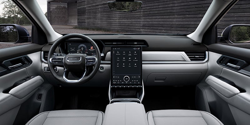 GMC Terrain interior with touchscreen display and modern dashboard layout