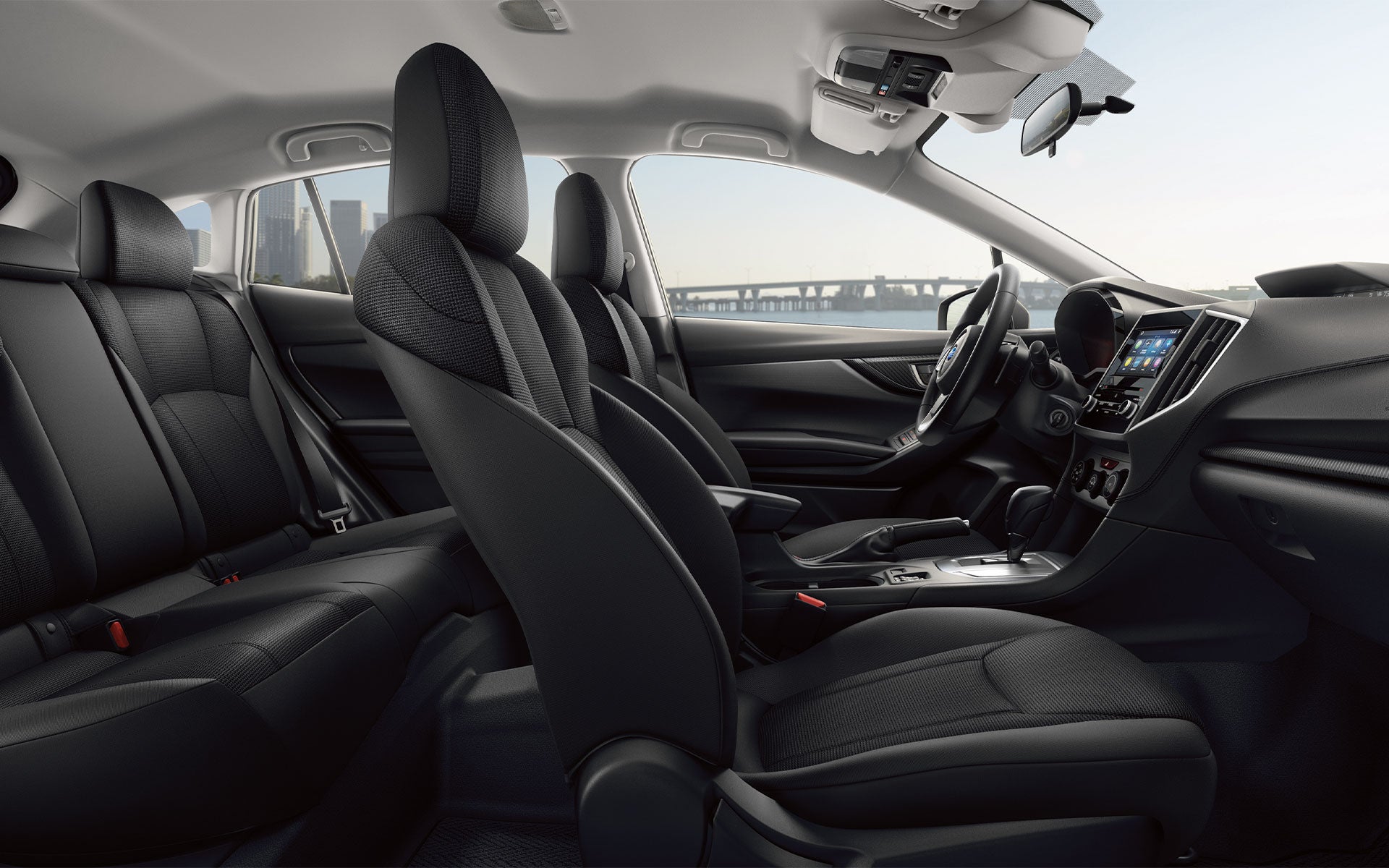 Subaru Impreza with Modern Interior Cabin View