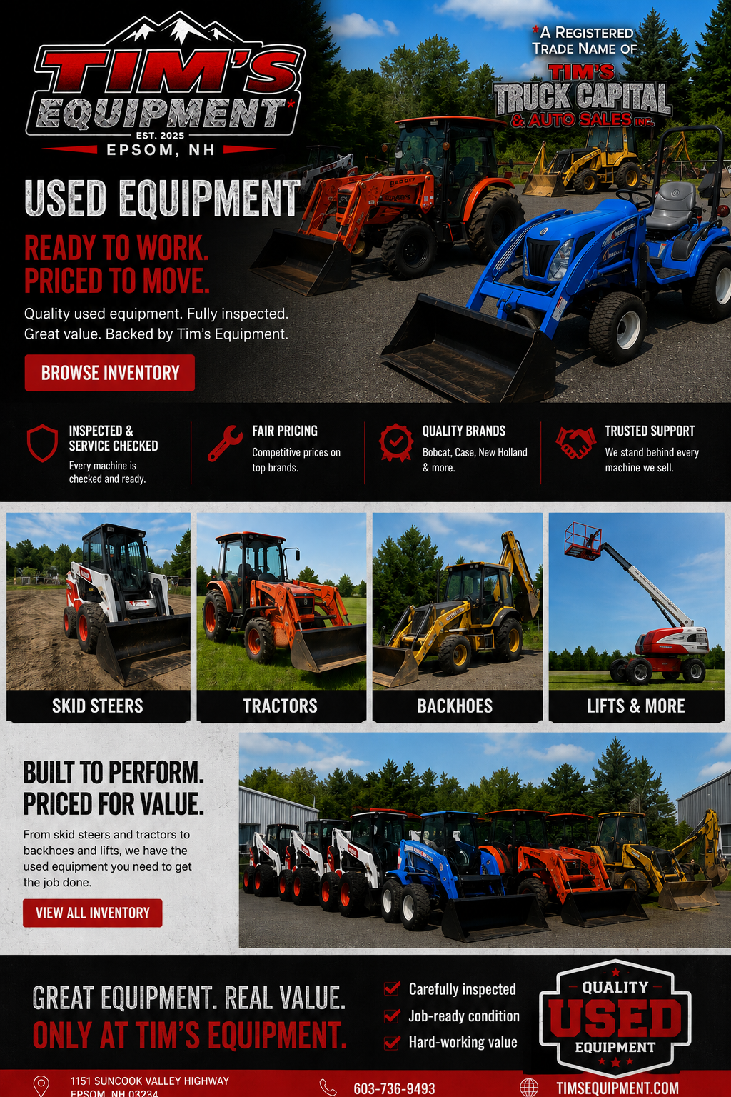 Tim's Truck Capital & Auto Sales, Inc in Epsom NH