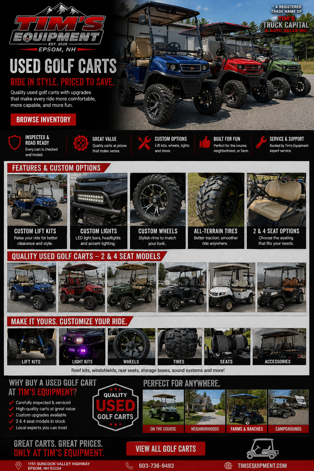 Tim's Truck Capital & Auto Sales, Inc in Epsom NH